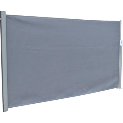 Paravent extérieur rétractable chassis en aluminium Grey PROLOISIRS