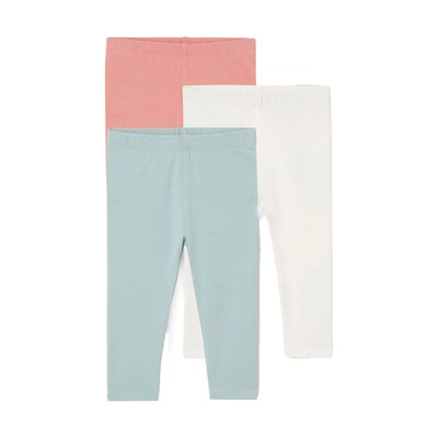 Lot 3 leggings unis VERTBAUDET