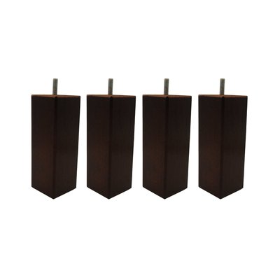 Pied carré bois (lot de 4) SOMEO