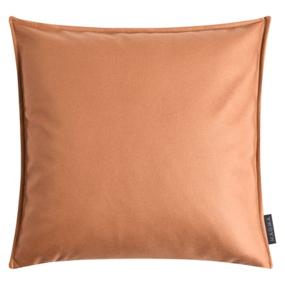 Housse de coussin aspect cuir métalisé SANTANA MAGMA HEIMTEX