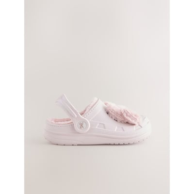 Chaussons style sabots doublés d'imitation fourrure NEXT