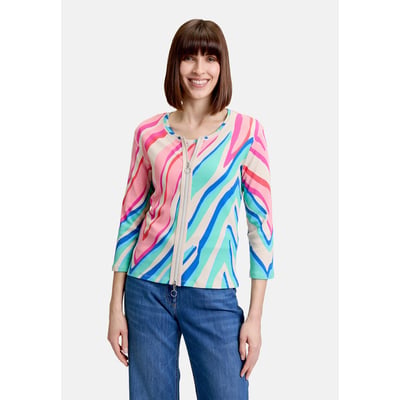 Cardigan façon t-shirt de texture côtelée BETTY BARCLAY
