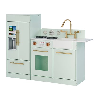 Cuisine Jeu Enfant Dînette Menthe LITTLE CHEF TEAMSON KIDS