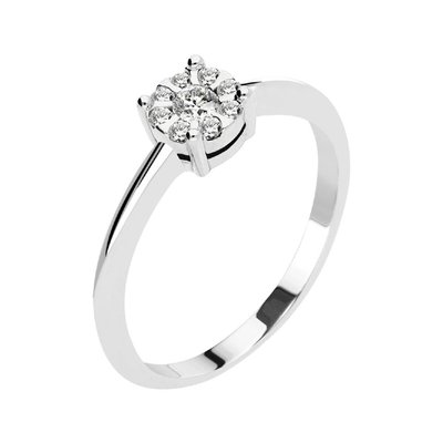 Bague en or blanc 750 MARILYN BLUESPIRIT