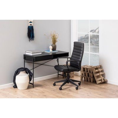 Bureau contemporain avec rangement et pieds métal - MAEL HELLIN, DEPUIS 1862