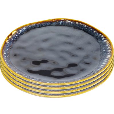 Lot de 4 assiettes plates, LIO KARE DESIGN