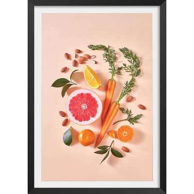 Affiche shot de vitamine c HEXOA