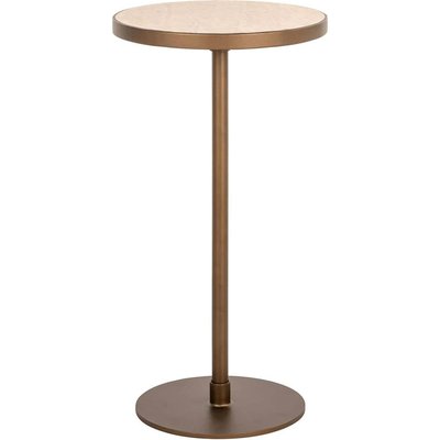 Table d appoint élégante  avec pied finition laiton RECOLLECTION