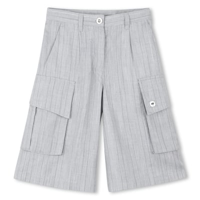 Short long à rayures tissées DKNY