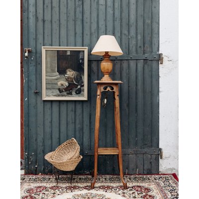 Table d'appoint en bois Francine N°269 - Bon état DEBONGOUT