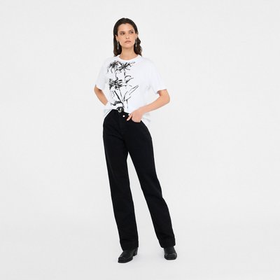 T-shirt en coton avec imprimé LIU JO
