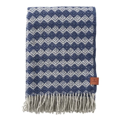 Plaid laine motif losanges  TUVA KLIPPAN