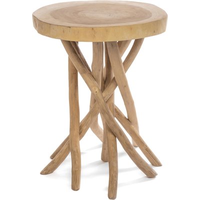 Table d'appoint Gili en teck naturel Bazar Bizar RECOLLECTION