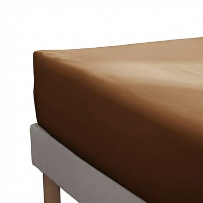Drap housse en 100% Percale de Coton EDEN