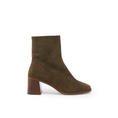 Boots À Talon en cuir HULSA MELLOW YELLOW