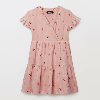 Robe brodée en coton MONOPRIX