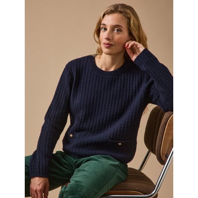 Pull  avec laine RWS* CYRILLUS