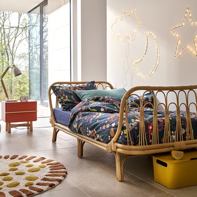 Kinderbett mit Lattenrost Meïdo, Rattan AM.PM