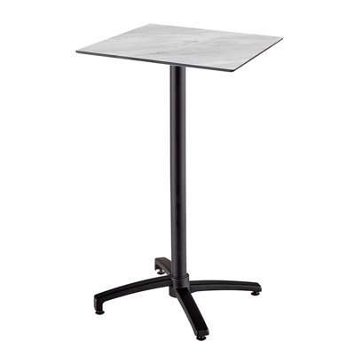 Table de jardin carré haute inclinable en hpl, OPERA OVIALA
