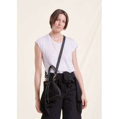 Sac seau mix cuirs LA FEE MARABOUTEE