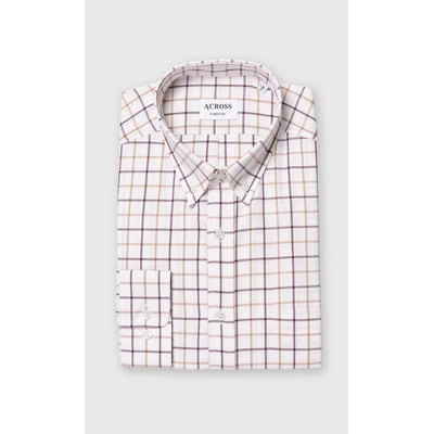 Chemise Confort fit à carreaux ACROSS