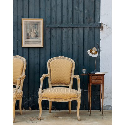 Paire de fauteuils cabriolet Ernest N°104 - Bon état DEBONGOUT