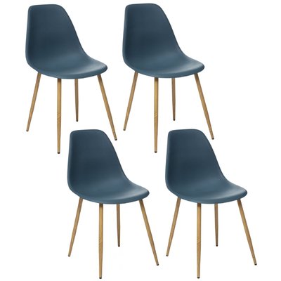 Lot de 4 Chaises design scandinave Taho TOILINUX