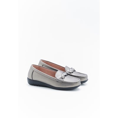 Mocassins Amortyl dessus croûte de cuir grainé DAMART