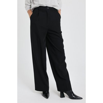 Pantalon femme taille haute coupe large best sale