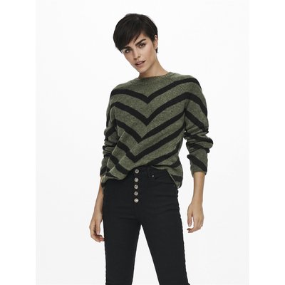 Pull en fine maille rayée ONLY