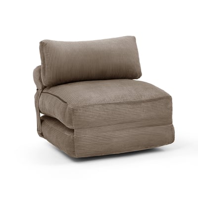 Fauteuil convertible compressé velours  NYX BAÏTA