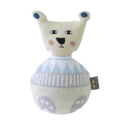 Jouet d'éveil, culbuto en coton bio TRICOT SEVIRA KIDS