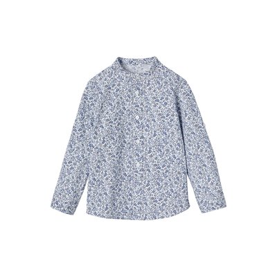 Chemise fleurie à col Mao VERTBAUDET