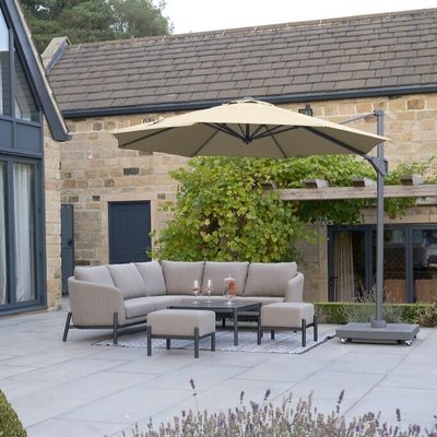 Voyager Round Free Arm Parasol SO'HOME