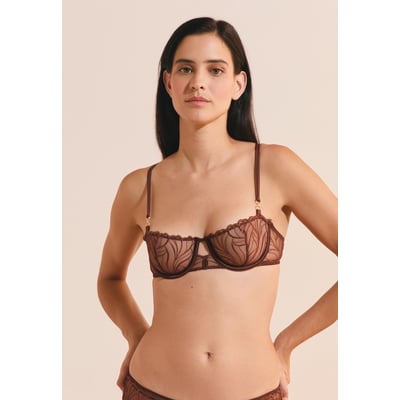 Soutien-gorge N.9 - Balconnet en broderie florale ENVOLEE ETAM