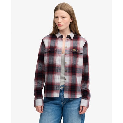 Chemise Flanelle Carreaux Coupe Décontractée SUPERDRY