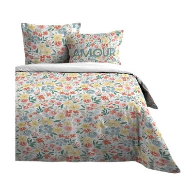 Parure de Drap + 2 taies d'oreiller Collection Amour EDEN