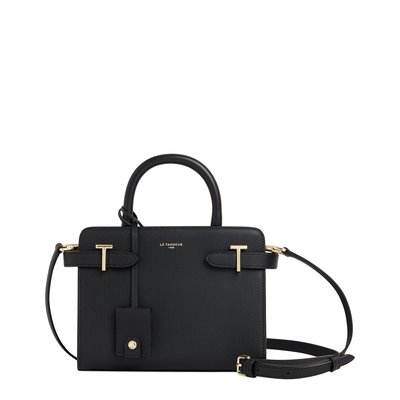 Sac à main petit modèle en cuir signature T EMILIE LE TANNEUR