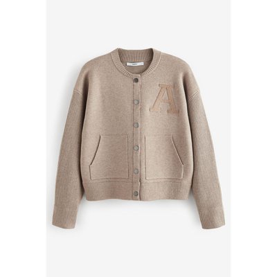 Cardigan en maille style blouson aviateur NEXT