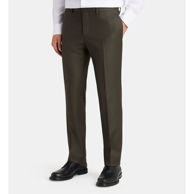 Pantalon de costume ajusté bruni micro points laine COMPTOIR GL