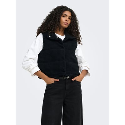 Doudoune sans manches en sherpa ONLY
