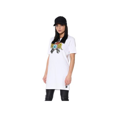 Tee shirt en coton Oversize Kustom Art Debbie VON DUTCH