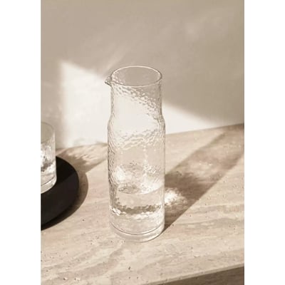 Carafe en verre martelé MANGO HOME