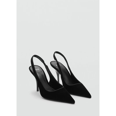 Chaussure à talon velours MANGO