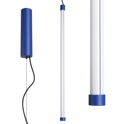 Suspension Acier Outremer LED 1 Trang EDEN