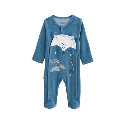 Pyjama bébé en velours ouverture pont Dune Valley PETIT BEGUIN
