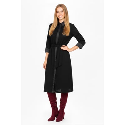 Robe longue en dentelle effet laine ALADIN DERHY