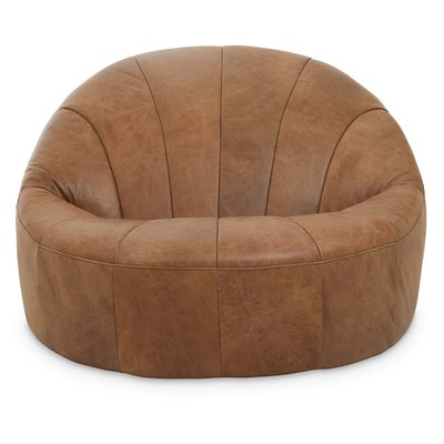 Midcentury Vintage Leather Lounge Chair SO'HOME