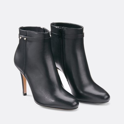 Bottines à talons Blandine, cuir COSMOPARIS