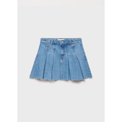 Jupe en jean à plis MANGO KIDS